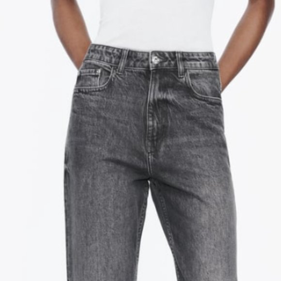 Zara Denim - Zara Black Classic Mom Fit Jeans